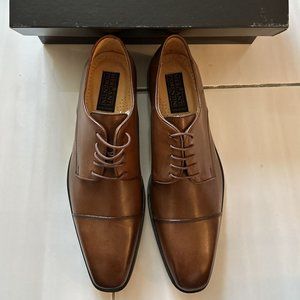 Mercanti Fiorentini Men’s Brandy cap oxford size 9.5 NEW IN BOX